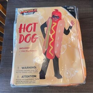 Kids' Spooktacular Creations  Hot Dog Halloween Costume Size Medium New In Bag